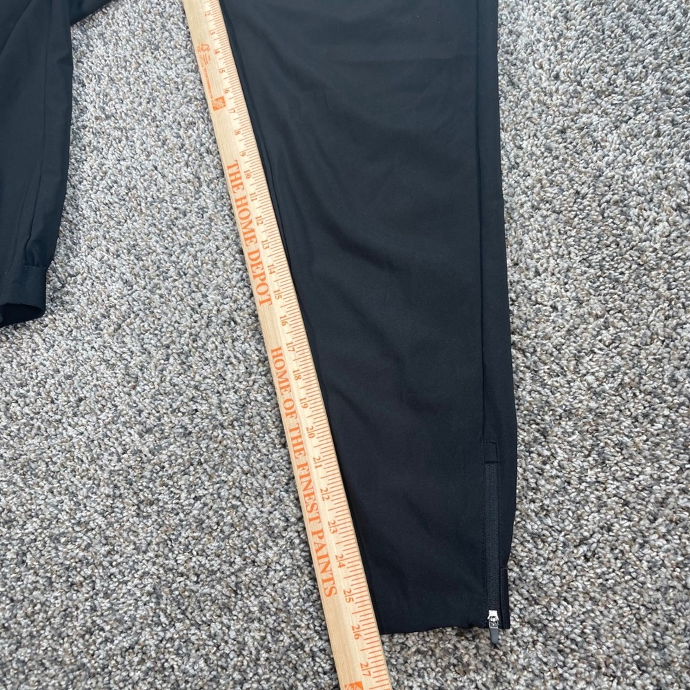 Primo Golf Joggers Men's 31x26 Short Black Tapered Ankle Zip Performance Pants - Picture 7 of 9